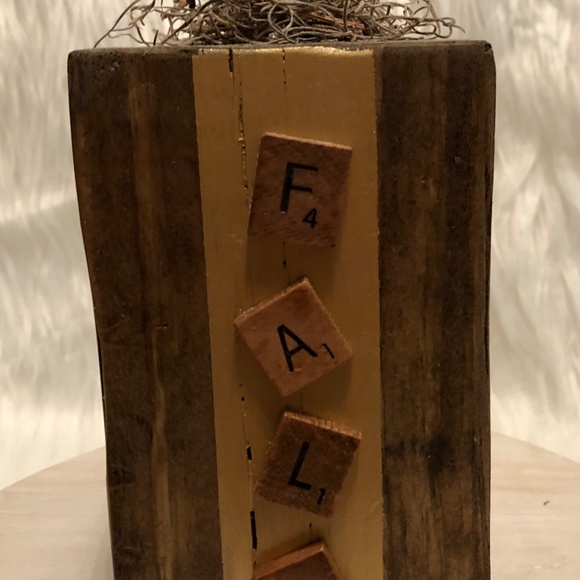 Farmhouse Wooden Pumpkins, Block Pumpkins, Rustic Pumpkins, Farmhouse Fall Decor - Picture 3 of 7